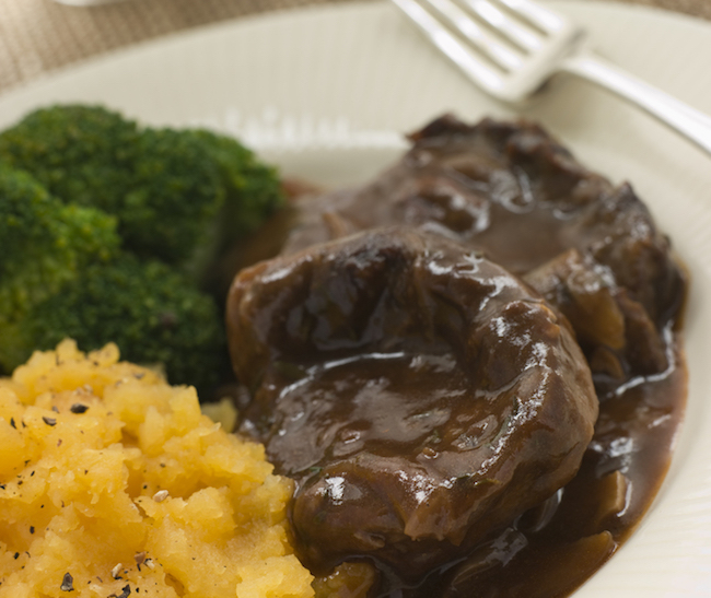 Braised beef