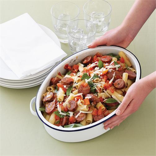beef sausage pasta