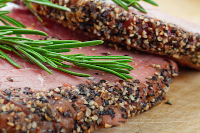 Seasoned Angus steak