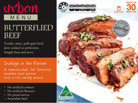 Urban Menu Butterflied Beef