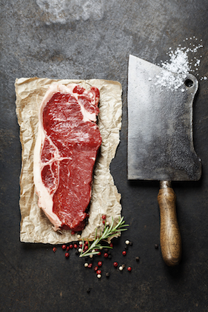 Trimming beef