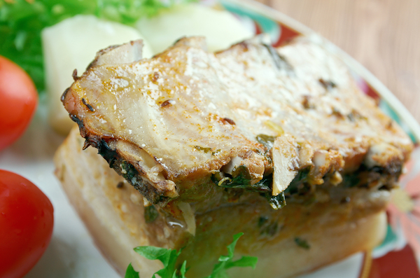 Pork cuts pork belly