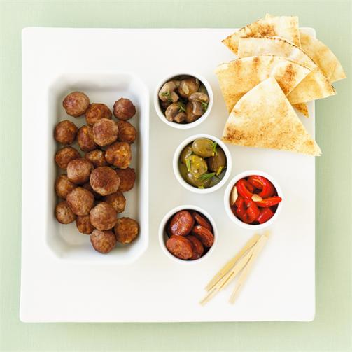garlic meatballs