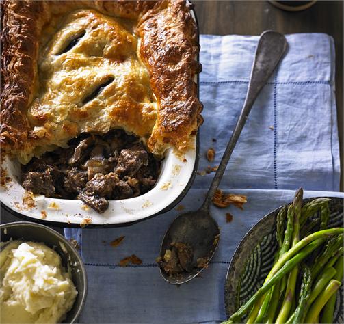 beef and mushroom pie