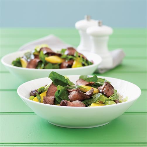 beef and mango salad