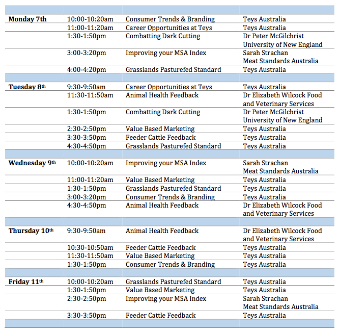 beef australia seminar