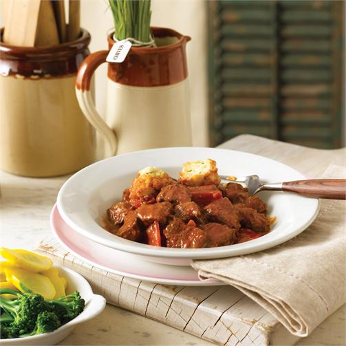 beef casserole with dumplings