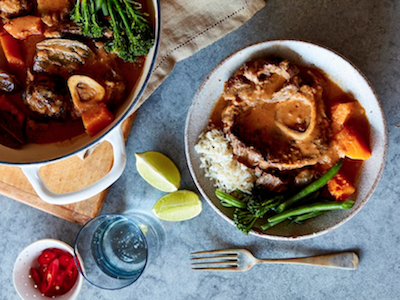 beef shin red curry