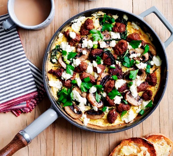 sausage frittata